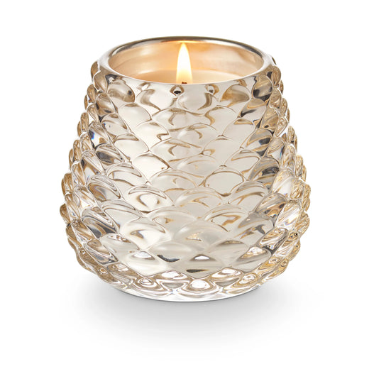 Winter White Pinecone Votive