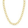 Oval Statement Link Chain Necklace