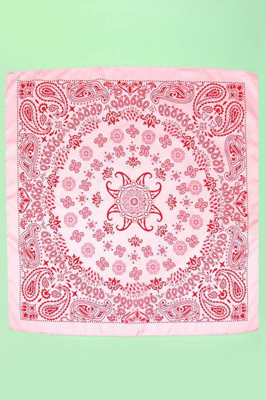 Paisley Silky Feel Bandana Scarf