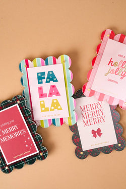 Mini Acrylic Picture Frame Magnet Fa La La