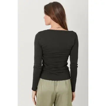 Modal Knotted Neck Top