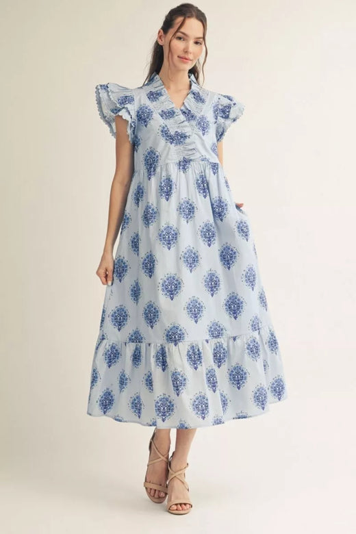 Fiona Floral Dress