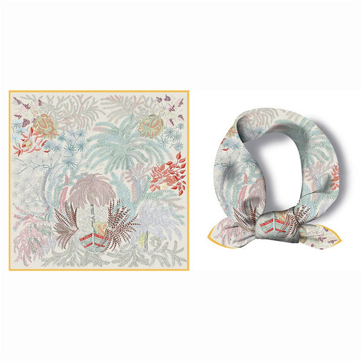 Silky Satin Square Scarf