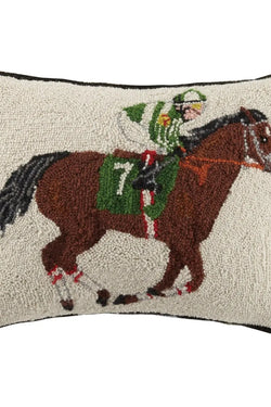 Equestrian Racer Hook Pillow