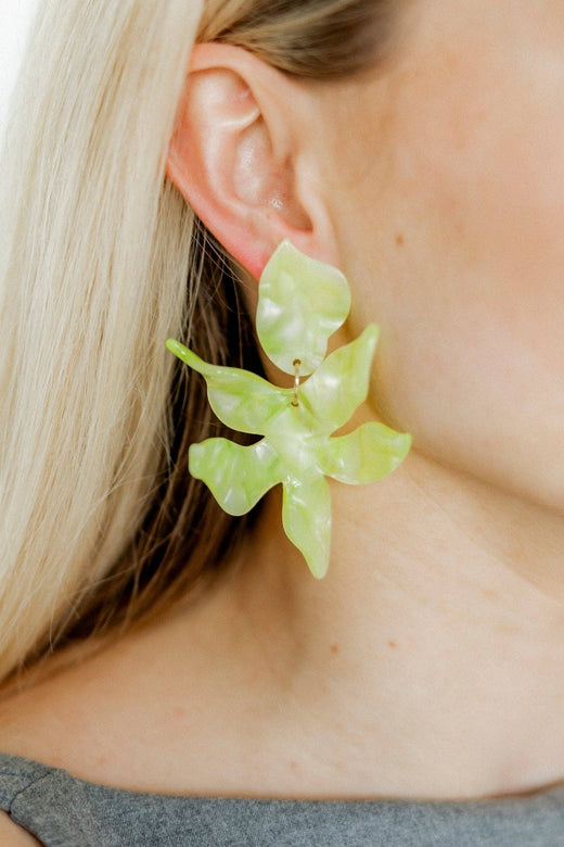 Linny Co Flora Statement Earrings