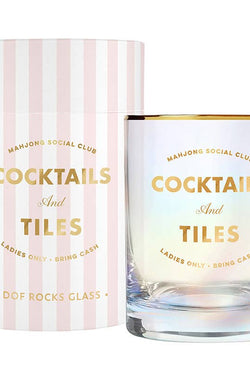Gold Foil DOF Rocks Glass - Cocktails and Tiles