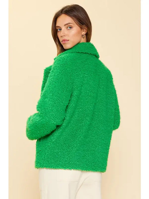 Faux Fur Sherpa Jacket