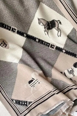 Equestrian Viscose Winter Scarf