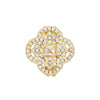Slider Gold Quatrefoil Charm