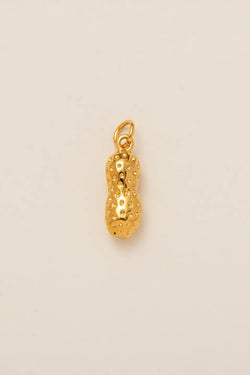 18k Gold Plated Peanut Charm