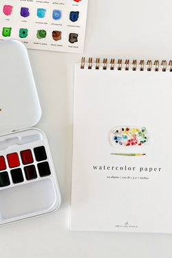 Spiral Watercolor Paper Pad by Emily Lex