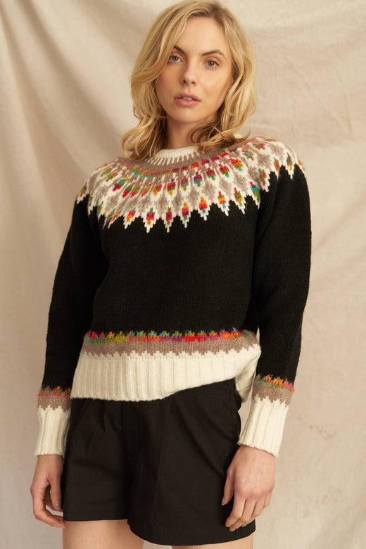 Fair Isle Knit Sweater