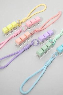 Light Up Stress Relief Keyboard Bag Charm