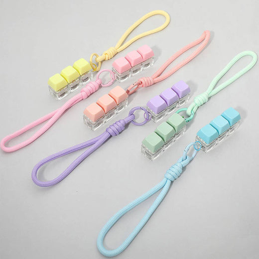 Light Up Stress Relief Keyboard Bag Charm