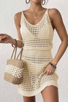 Knit Waist Beach Cover Up