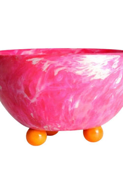 Resin Footed Serving Bowl by Laura Park