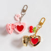 Lip Balm Heart Keychain/Bag Charm