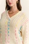 Ribbon Chunky Knit Sweater