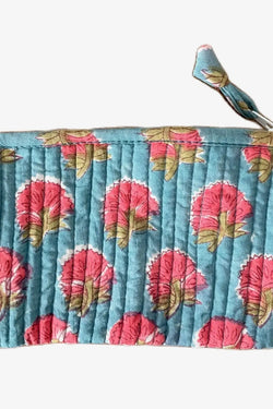 Buta Block Print Mini Pouch