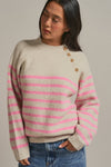 Striped Mock Neck Sweater