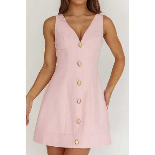 Pink Oaks Day Dress