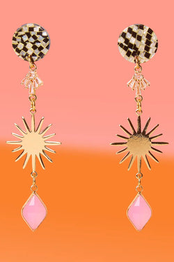 Glam On Edge Dangle Earrings