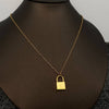 Initial Charm - Gold Lock
