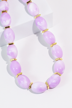 Jelly Pop Lavender Necklace