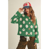 Gold Button Polka Dot Cardigan