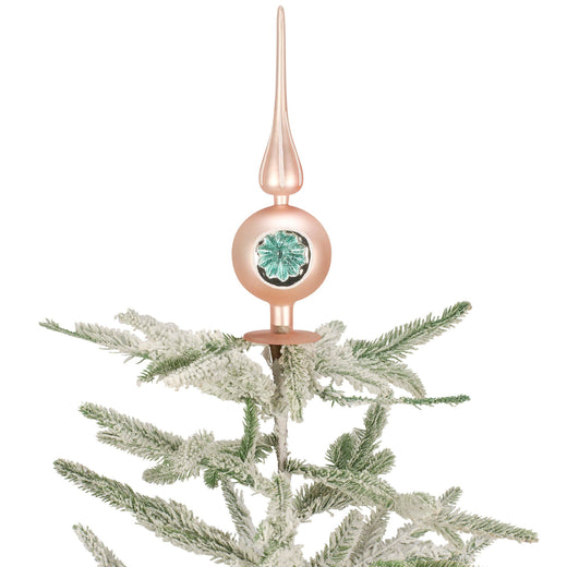 Pink Glass Tree Topper