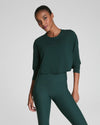 Spanx, Cropped Long Sleeve Top