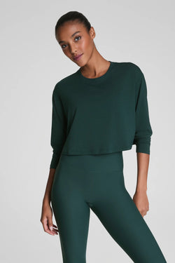 Spanx, Cropped Long Sleeve Top