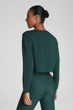 Spanx, Cropped Long Sleeve Top