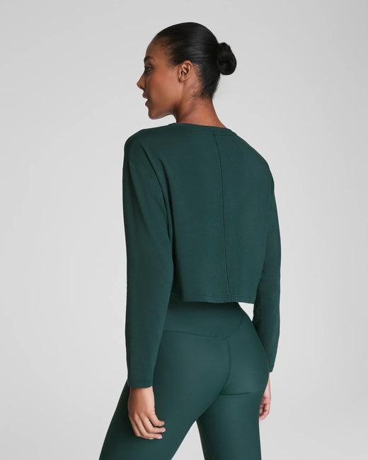 Spanx, Cropped Long Sleeve Top