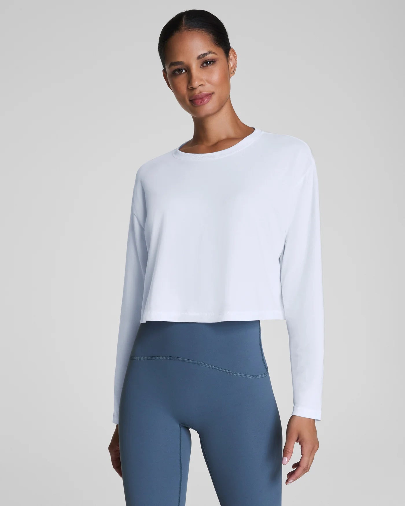 Spanx, Cropped Long Sleeve Top