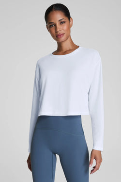 Spanx, Cropped Long Sleeve Top