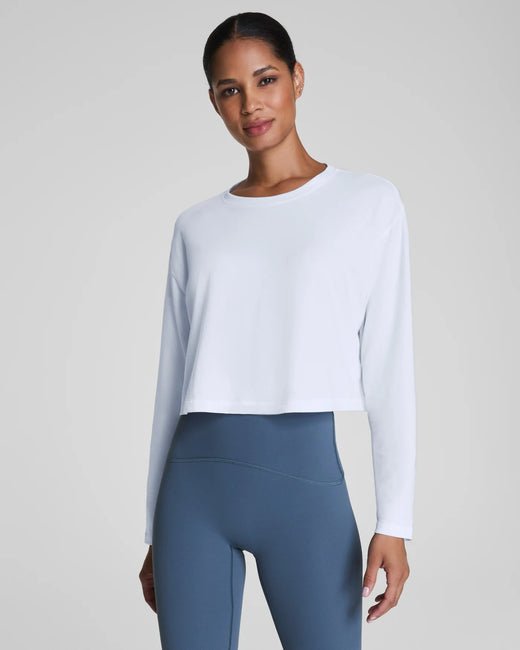 Spanx, Cropped Long Sleeve Top