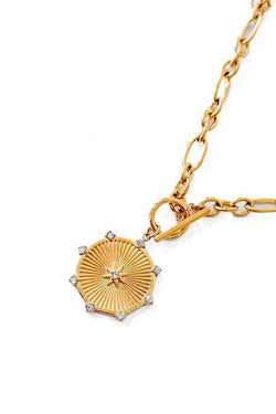Waterproof Gold Charm Necklace