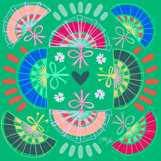 Bonjour Mahjong Coasters Set of 4