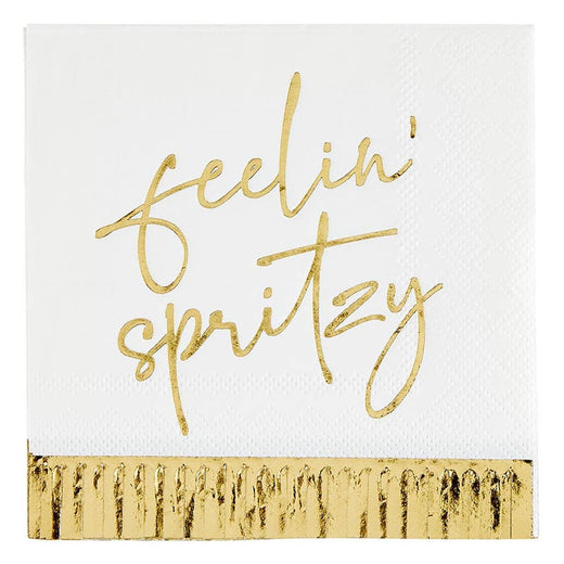 Cocktail Napkin with Fringe - Feelin' Spritzy