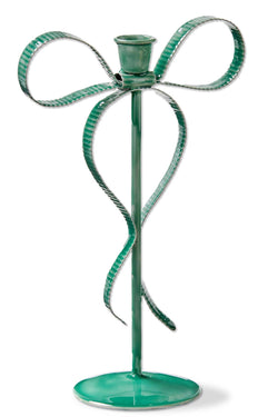 Christmas Very Merry Bow Taper Holder Large