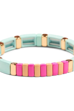 Pastel Cloud Tile Bracelet