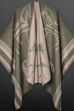 Equestrian Saddle Blanket Horse Scarf