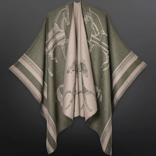 Equestrian Saddle Blanket Horse Scarf