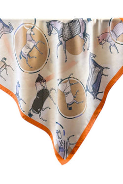 Horses in Blankets Scarf