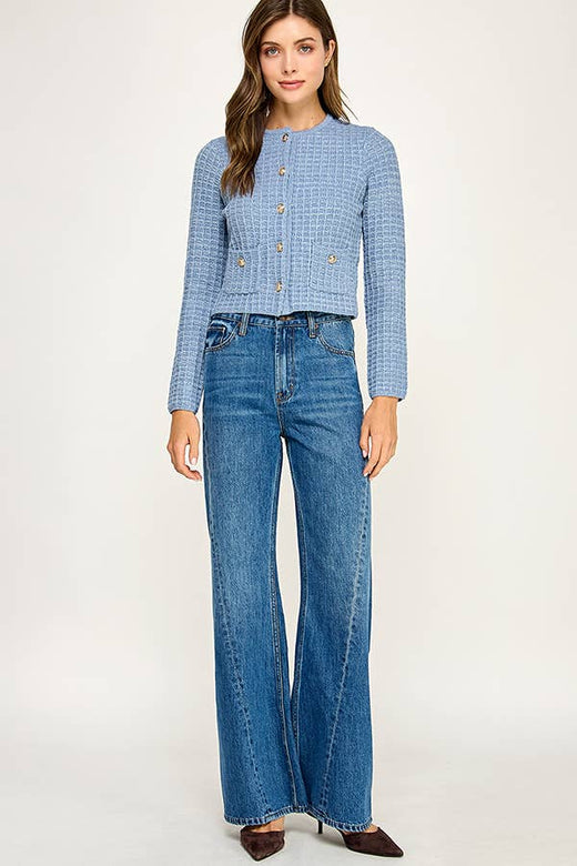 High Waist Wide Leg Jeans
