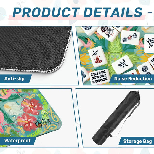 Summer Flamingo Mahjong Mat