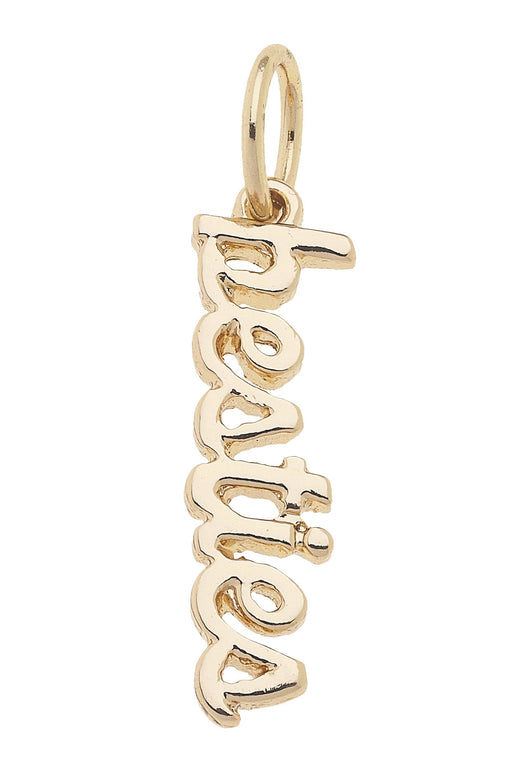 Besties Cursive Script Charm