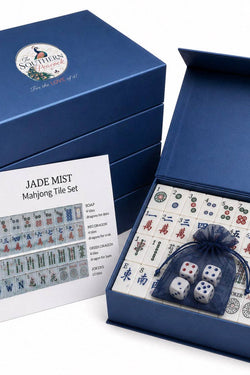 Classic Pearl Mahjong Tile Set