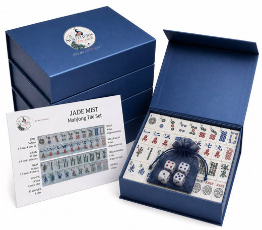 Classic Pearl Mahjong Tile Set